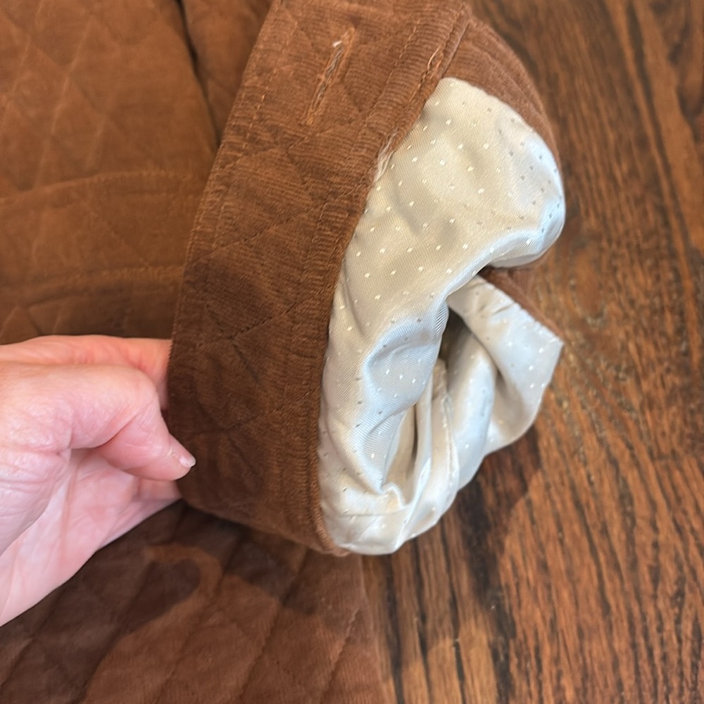 Sezane Brown Quilted Utility Jacket - image 8